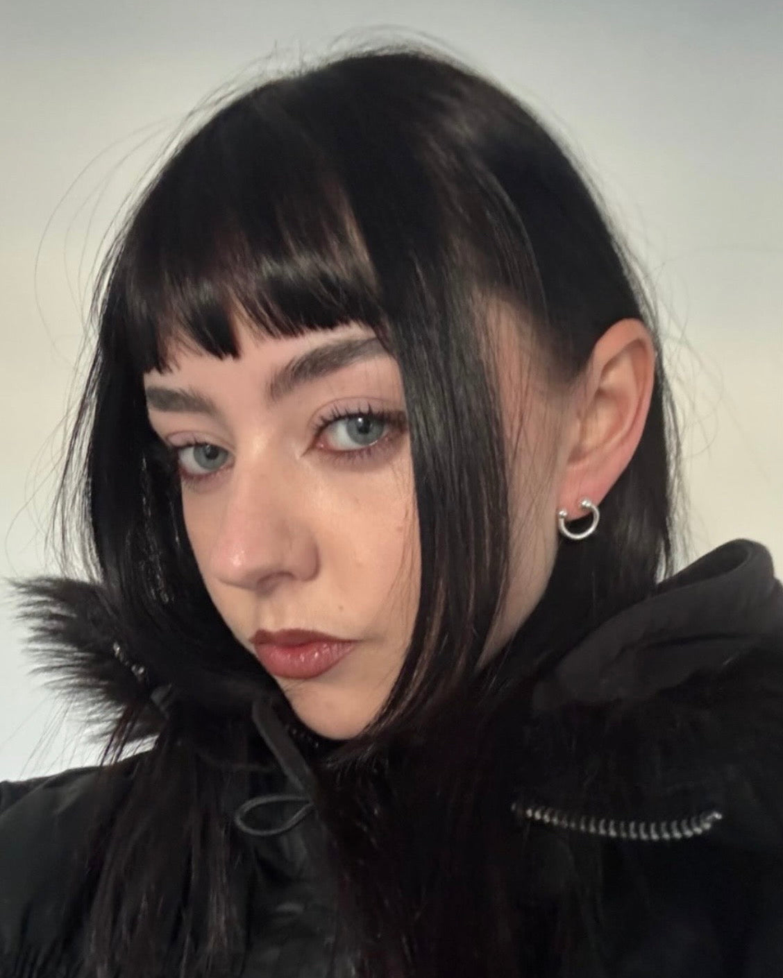 Piercing earstuds, sterling silver (pair)