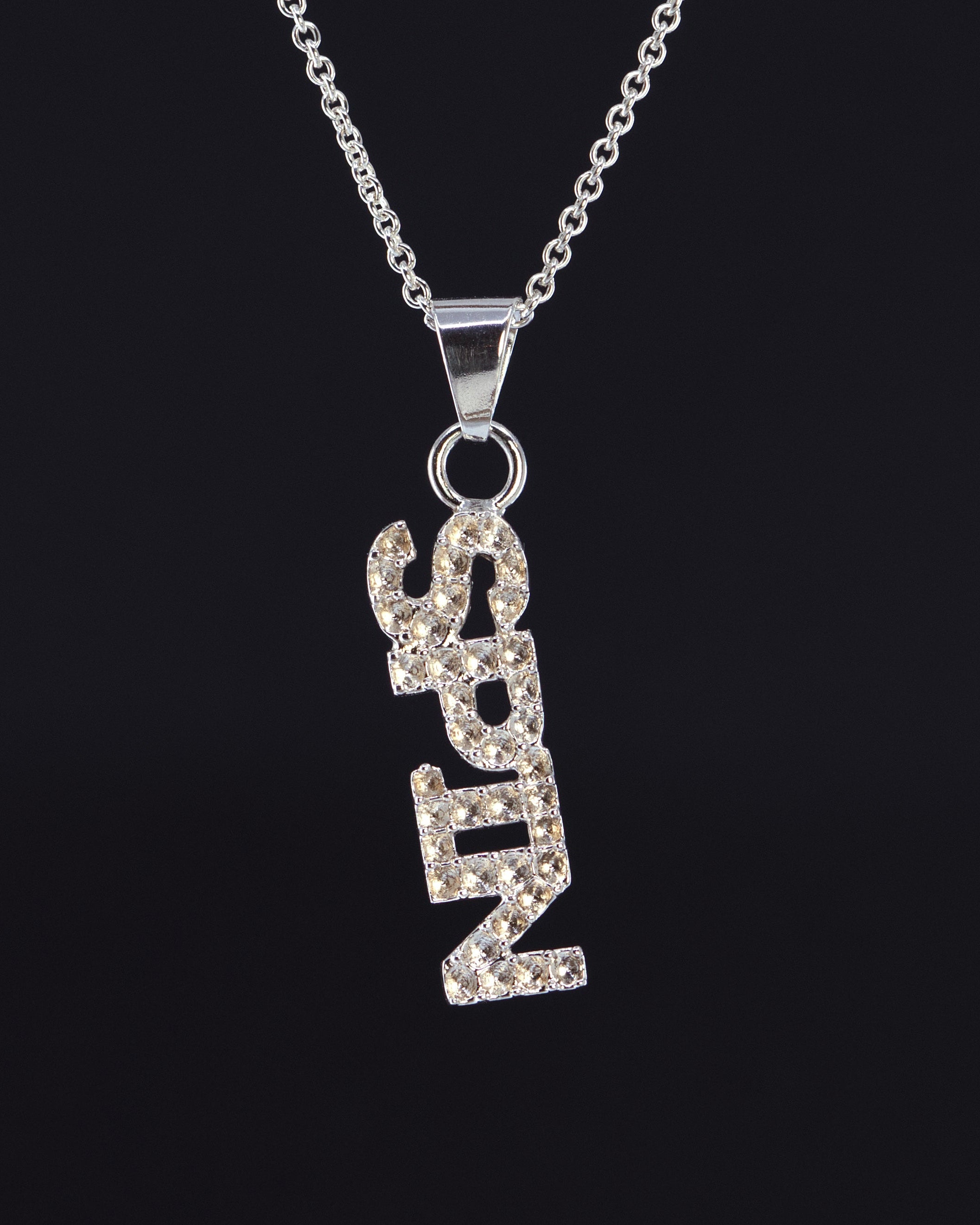 SPIN pendant, sterling silver